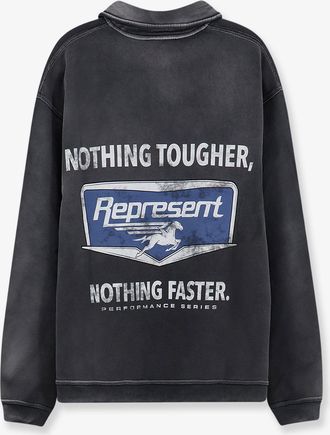 Represent Mens Sweatshirt Cotton Grey Sweatshirts Sweater