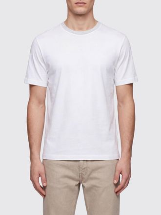 Eleventy T-shirt girocollo in cotone a maniche corte dal design basic