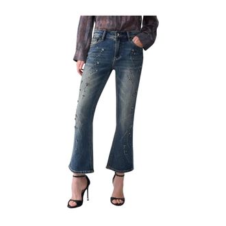 Liu Jo Jeans a sigaretta svasati - - Jeans - Donna - Blu - W27