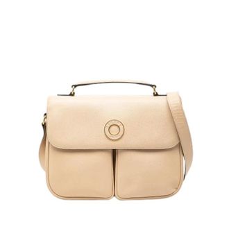 Celine Pre-owned Shoulder Bags, female, Beige, Size: ONE SIZE Pre-owned Satchel