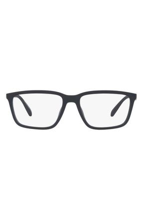 A|X Armani Exchange 55mm Rectangle optical glasses in Matte Blue at Nordstrom