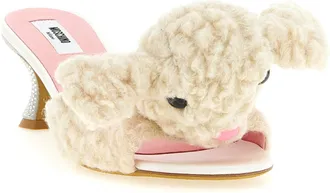 Moschino Sheep Mule - Cream