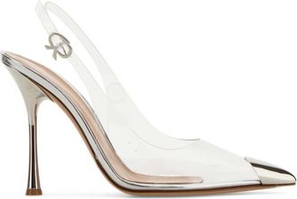 Gianvito Rossi White Transparent Plexi Pump