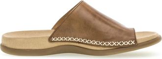 Gabor Bruine damessandaal voor de zomer - Dames - Sandalen - Bruin - 41 EU - Leer - Schoenen