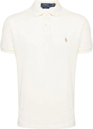 Ralph Lauren Tops, Heren, Wit, M, Katoen, Polo Ralph Lauren