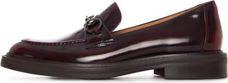 Cesare Gaspari Gloss Bit Loafers - Dames - Loafers - Rood - 37 EU - Leer - Schoenen