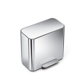 Simplehuman 15L mini recycler step can in Brushed at Nordstrom