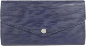 Louis Vuitton Pre-owned Wallets, female, Blue, Size: ONE SIZE Pre-owned Sarah Long Wallet
