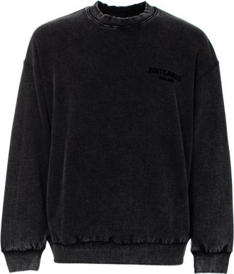 Just Cavalli Truien - Heren - Sweatshirts - Zwart - S - Hoodies & sweatvesten