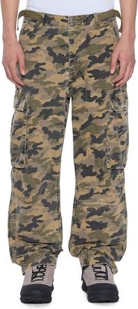 Ksubi Troop Camouflage Cargo Pants in Green at Nordstrom, Size 36