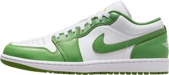 Nike Jordan 1 Low SE Chlorophyll - Heren - Fitnessschoenen - Veelkleurig - 45 EU - Leer - Fitness