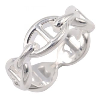 Herm&egrave;s Silver Silver 925 Band Ring (Pre-Owned)