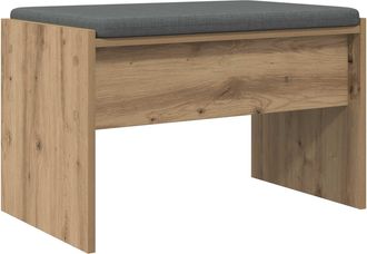 vidaXL Banco De Entrada Roble Artisan 63 X 38 X 40 Cm Vidaxl