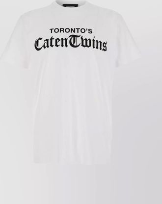 Dsquared2 graphic cotton short-sleeve t-shirt