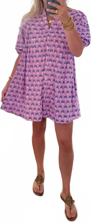 Entro Womens The Millie Dress In Pink