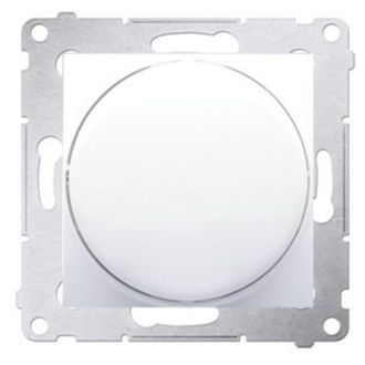 OEM Regulador De Intensidad Pulsador-giratorio 20-500 W, Blanco Simon54