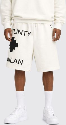 Marcelo Burlon County of Milan Pantaloncini jogging in cotone