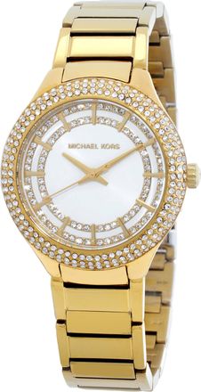 Michael Kors Sylvia Quartz Crystal Silver Dial Ladies Watch MK4941