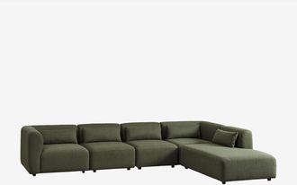 Sklum Sof&aacute; Modular De 5 Piezas Con Div&aacute;n Derecho Fogler Sklum