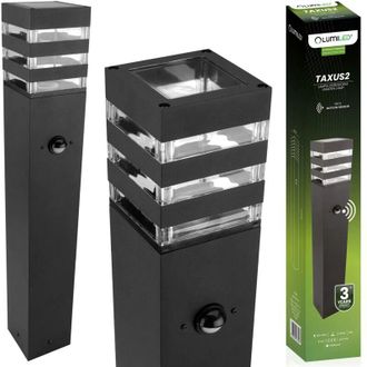 OEM L&aacute;mpara De Jard&iacute;n Exterior De Pie E27 Led Con Sensor De Movimiento Taxus 2 80cm