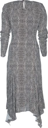 Elisabetta Franchi Womens Stampa Dress Black Knit