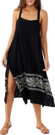 O'Neill Miranda Border Cover Up Dress In Black