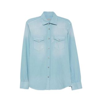 Sartorio Napoli Camicia in denim - - Shirts - Uomo - Blu - M
