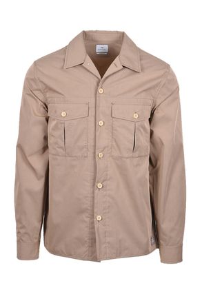 Paul Smith Mens CASUAL SHIRT JACKET BEIGE Cotton - Size X-Large