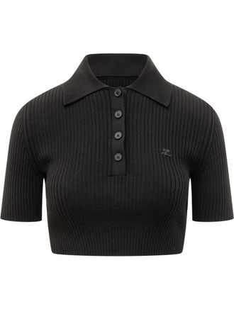 Courrèges Cropped Polo