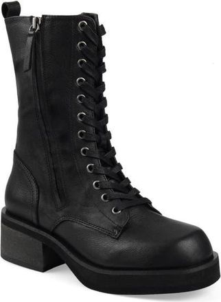 Candie's Lace-Up Boot in Black at Nordstrom, Size 11