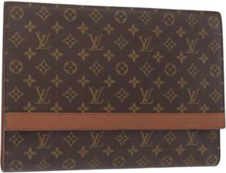 Louis Vuitton Pre-owned Clutches, female, Brown, Size: ONE SIZE Pre-owned Canvas Clutch
