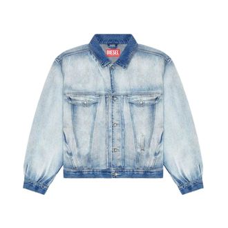 Diesel D-Denver Denim Jacket - male - Diesel - Denim Jackets - Blue - S - Jackets