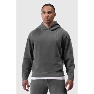 ASRV Tech Essential Distressed Hoodie in Faded Grey at Nordstrom, Size X-Small