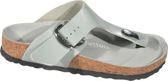Birkenstock Sandalen - Dames - Slippers - Grijs - 40 EU - Schoenen
