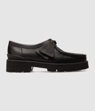 Clarks Mocassins Walla Yukoner Black Combi Lea