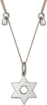 Livy Star Of David Necklace In Silver On Silver