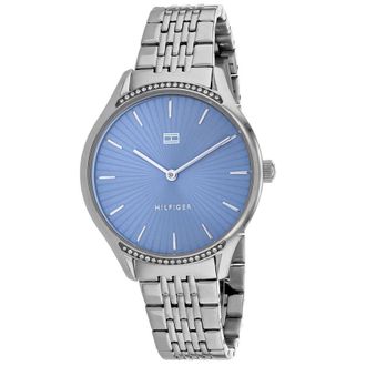Tommy Hilfiger Gray Quartz Blue Dial Ladies Watch 1782210