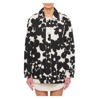 Marni Light Jackets, female, Multicolor, Size: XS Workwear Jacket