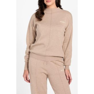 Guess Ursula Funnel Neck Sweater in Beige at Nordstrom, Size X-Small