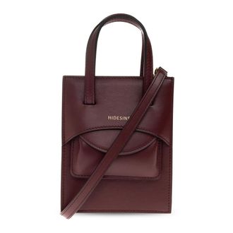 Hidesins Tassen, Dames, Rood, ONE Size, Leer, Pocket Small Bag