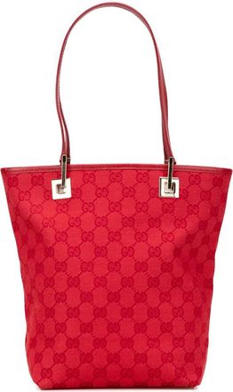 Gucci 2000-2015 GG Canvas tote bag - Red