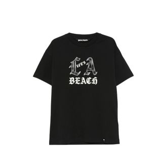 Palm Angels Slogan-print Cotton T-shirt