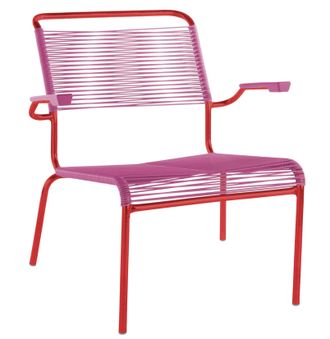 Schubiger M&ouml;bel Spaghetti-Lounger S&auml;ntis mit Armlehnen