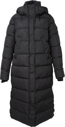 Sergio Moretti Padded Long Jacket With Concealed Placket And Hood