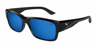 Puma PU0438S 002 Mens Sunglasses Black Size 57