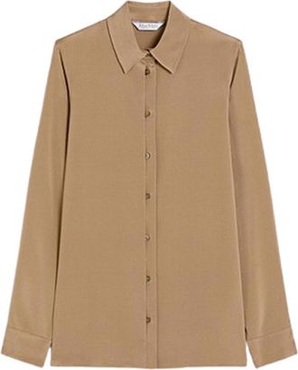 Max Mara Stretch Silk Cady Shirt