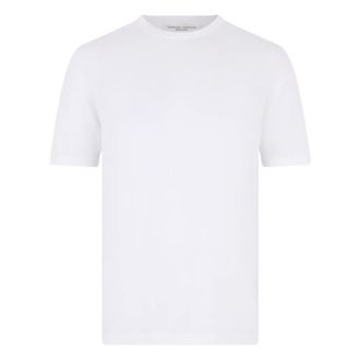 Roberto Collina T-Shirts, male, White, Size: 2XL Cotton T-Shirt