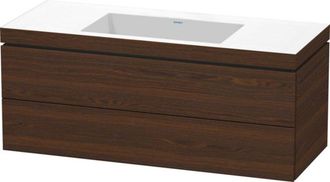 Duravit L-cube Meuble Vasque C-bonded Avec Socle, Suspendue Au - Duravit