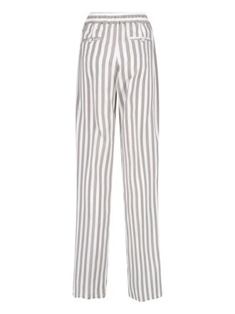 Kiton Womens Trousers Beige Silk