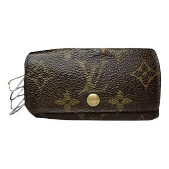 Louis Vuitton Pre-owned Accessories, unisex, Brown, Size: ONE SIZE Pre-owned Leather Key Holder